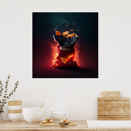 Poster bag/chips (Keuken)