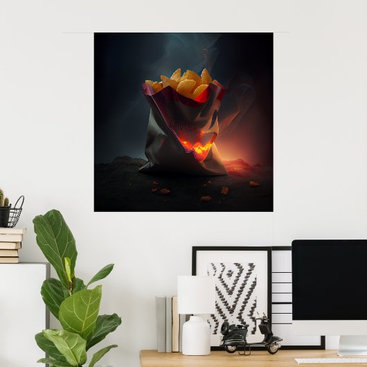 Poster bag/chips (Thuiskantoor)