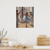 Póster Bailarinas frente a la ventana Poster (Keuken)