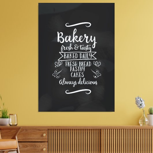 poster Bakkerij-karton Canvas Afdruk (Insitu (Woonkamer))