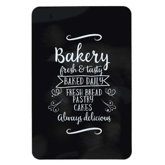 poster Bakkerij-karton Magneet (Verticaal)