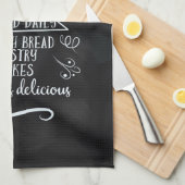 poster Bakkerij-karton Theedoek (Quarter Fold)