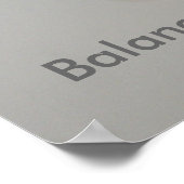 Poster - Balans (Hoek)