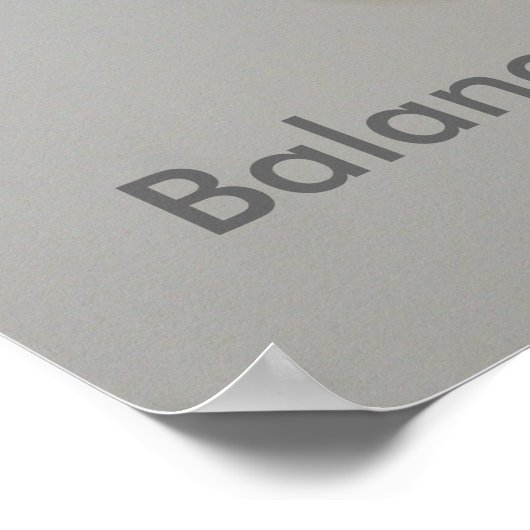 Poster - Balans (Hoek)