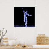 POSTER: Ballerina Blue Poster (Keuken)