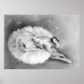 Poster Ballerina Dying Swan (Voorkant)