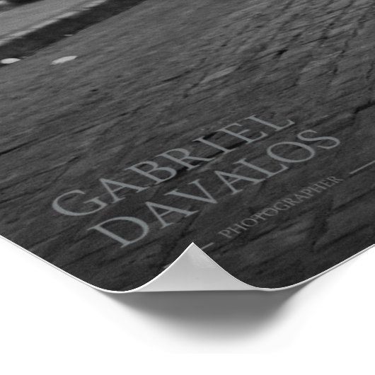 Poster Ballet Dance van Gabriel Davalos (Hoek)