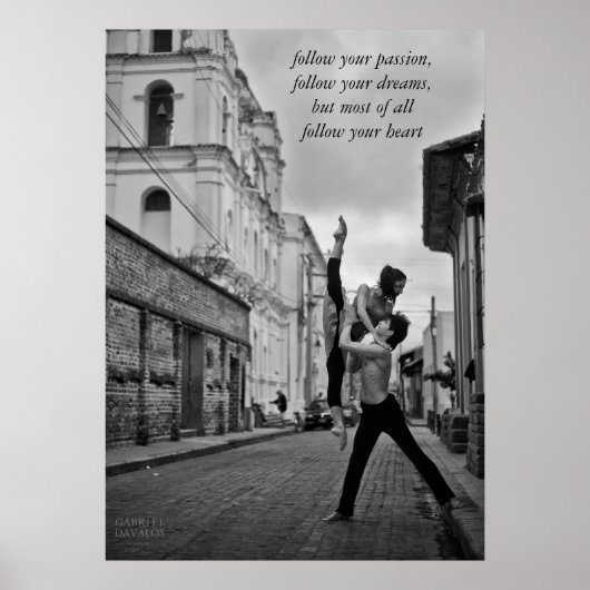 Poster Ballet Dance van Gabriel Davalos (Voorkant)