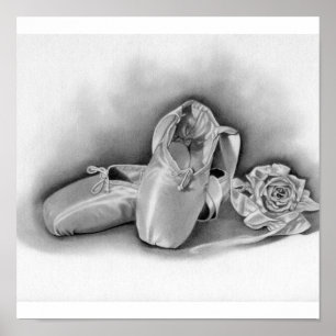 Poster balletschoenen