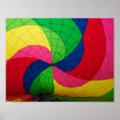 Poster ballon Fiesta-kleur (Voorkant)