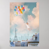 Poster ballonmeisje (Voorkant)