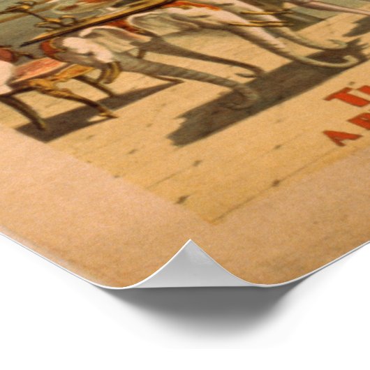 POSTER BANCROFT Magicia Illusionist VAUDEVILLE (Hoek)