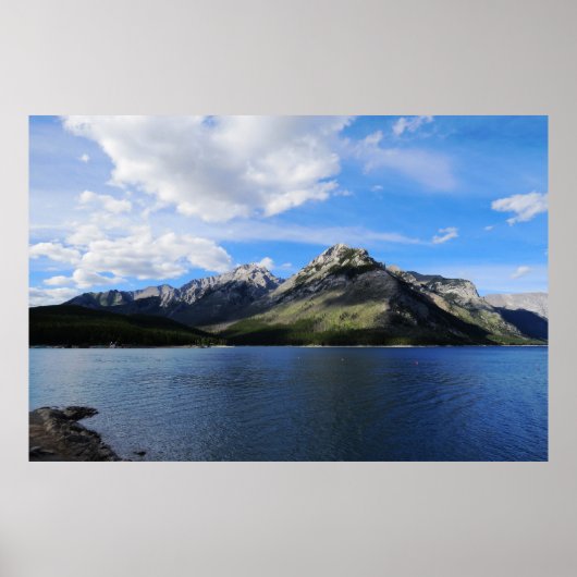 Poster Banff Mountains (Voorkant)