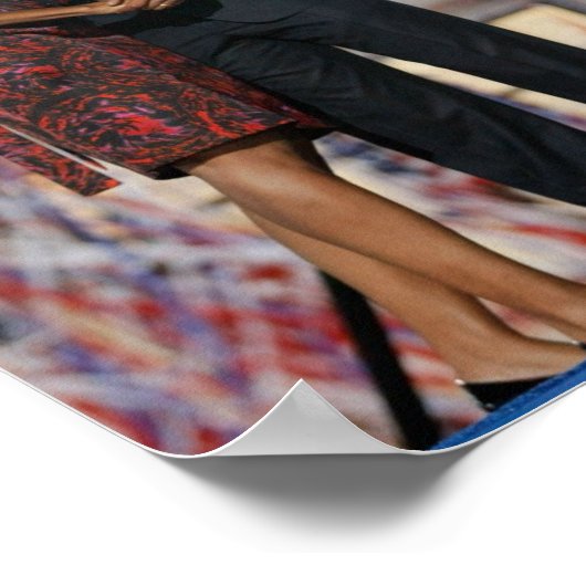 Poster BARACK & MICHELLE OBAMA (Hoek)