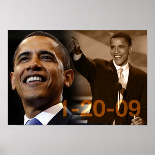 Poster Barack Obama 1-20-09 (Voorkant)