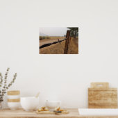 Poster Barb Wire Fence (Keuken)