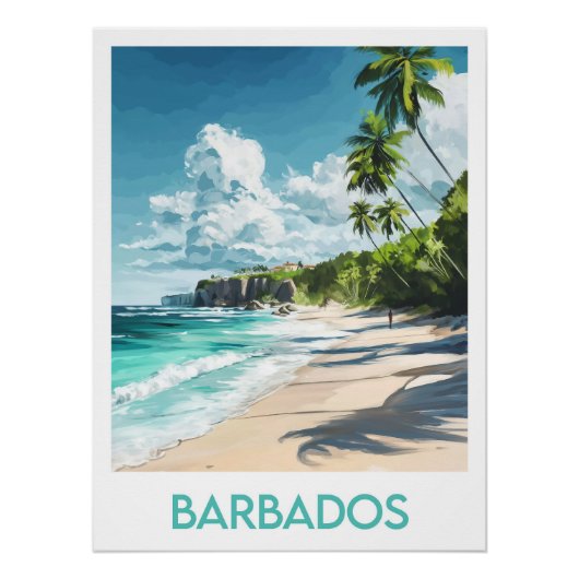 Poster Barbados (Voorkant)