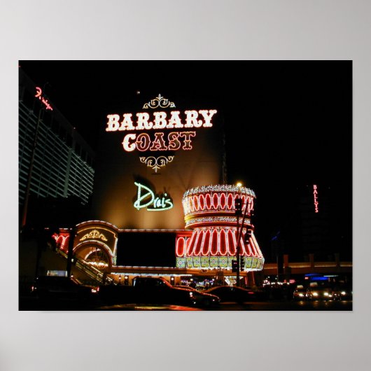 Poster Barbary Coast Las Vegas (Voorkant)