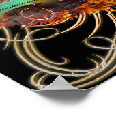 Poster "Barefoot Ronnie" 71 Green Yenko Nova (Hoek)