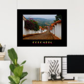 Poster Barichara Colombia (Thuiskantoor)