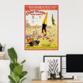 Poster Barnum & Bailey Circus Water Coney Island (Thuiskantoor)