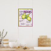 Poster Bartlett Pears (Keuken)