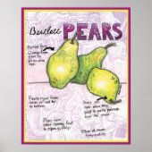 Poster Bartlett Pears (Voorkant)