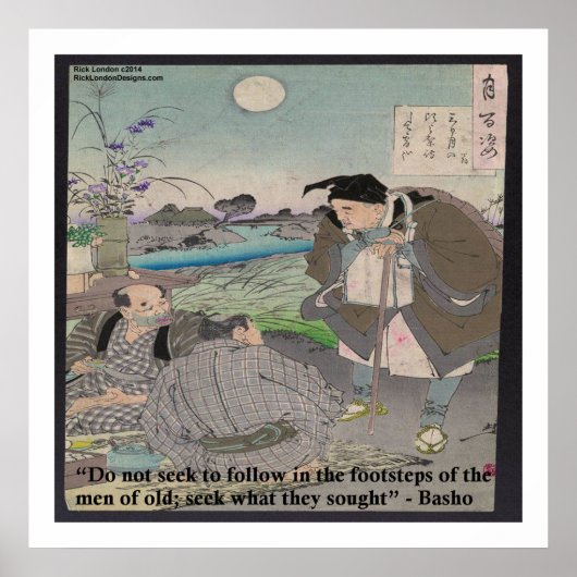 Poster Basho & Famous Quote (Voorkant)