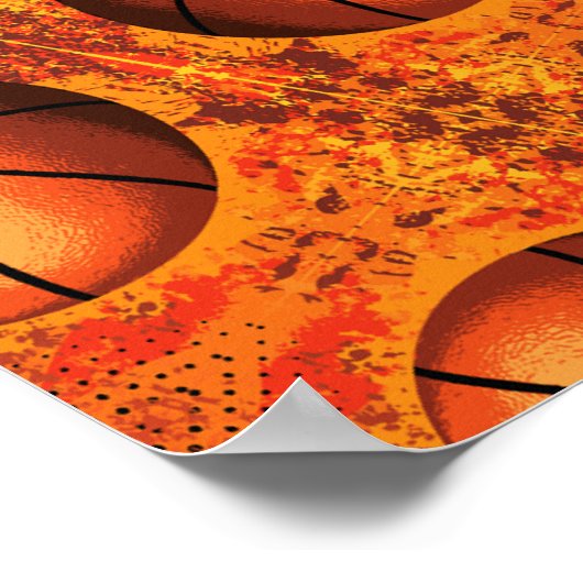 POSTER BASKETBALL PLAYER (Hoek)