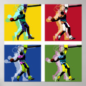 Poster Basketball-speler (Voorkant)