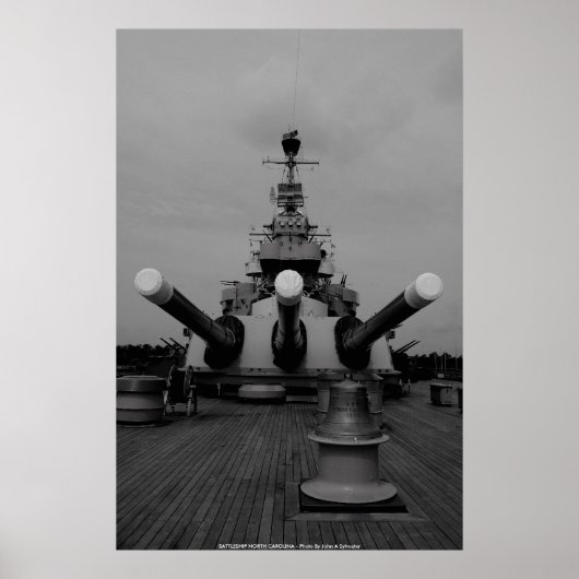 Poster BATTLESHIP NORTH CAROLINA - Foto door ... (Voorkant)