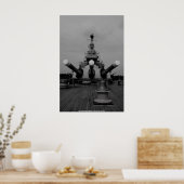 Poster BATTLESHIP NORTH CAROLINA - Foto door ... (Keuken)