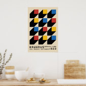 Poster Bauhaus Design Tentoonstelling 1923 Duitsla (Keuken)