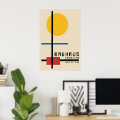 Poster Bauhaus Design Tentoonstelling 1923 Duitsla (Thuiskantoor)