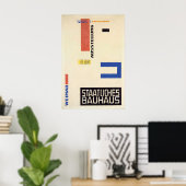 Poster Bauhaus Design Tentoonstelling 1923 Duitsla (Thuiskantoor)