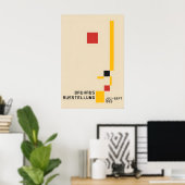 Poster Bauhaus Design Tentoonstelling 1923 Duitsla (Thuiskantoor)