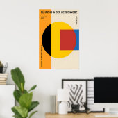 Poster Bauhaus Design Tentoonstelling 1923 Herenmo (Thuiskantoor)