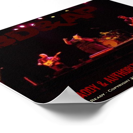 Poster - BD&AP-concert "Bent u klaar"-demonstratie (Hoek)