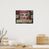 POSTER-BE CRAZY, STUPID, GEKKE, WEIRD, POSTER (Keuken)