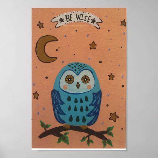 poster "Be Wise" (Voorkant)