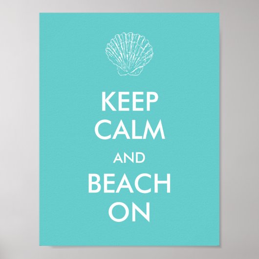 POSTER - BEACH BEHOUD (Voorkant)