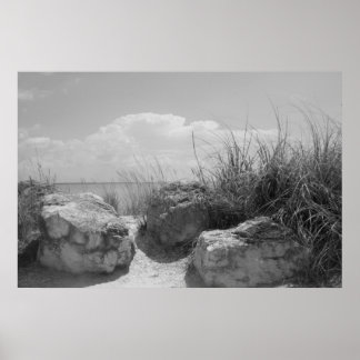 Poster "Beach Boulders"