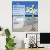 Poster Beach Wedding Menu (Thuiskantoor)