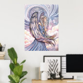 Poster Beauful Angel Print van Molly Harrison (Thuiskantoor)