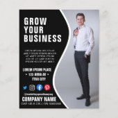 poster BEDRIJFSaangepaste logo kweken Flyer (Voorkant)