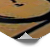 Poster  beer en fiets (Hoek)