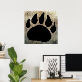 POSTER BEER PAW PRINT (Thuiskantoor)
