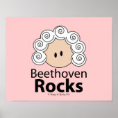 Poster Beethoven Rocks Beethoven (Voorkant)
