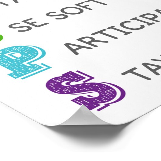 POSTER Beheer gedrag in klaslokaal groepsregels (Hoek)