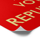 poster "BEHOUD KALM EN STEMMING" (Hoek)